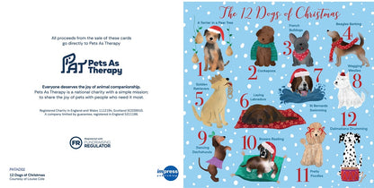 12 Dogs of Christmas - Pack of 10 Cards