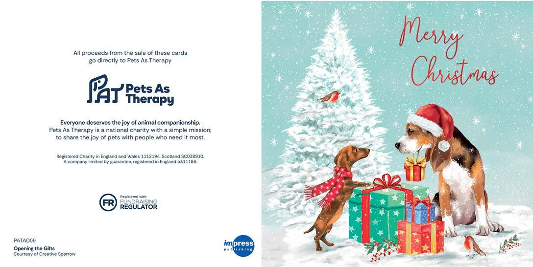 Opening the Christmas Gifts - Pack of 10 Cards