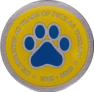 PAT 40th Celebration Enamel Pin Badge